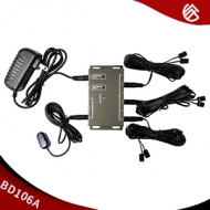BD106A  IR Repeater，IR Remote Control Extender，Infrared Repeater System (3 Dual Head ir emitter)